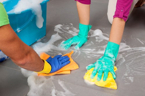 Professional deep cleaning tasks for a Belgravia kitchen and bathroom