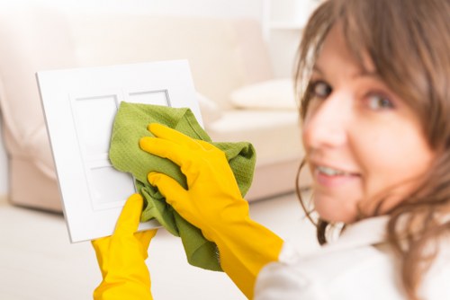 Careful cleaning of a Belgravia garden patio with local access considerations